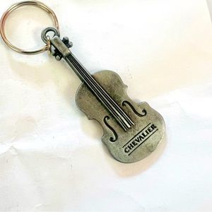 Violin keychain Chevalier swag for keys or purse Chevalier movie